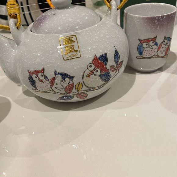 Owl tea set - Picture 2 of 5